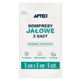 APTEO CARE sterile gauze compresses 5x5cm, 5 pieces