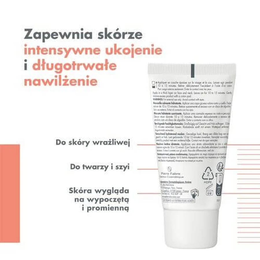 AVENE Mascarilla Calmante e Hidratante, 50ml