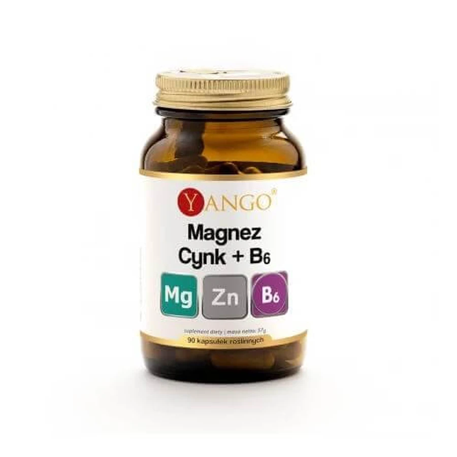 Yango Magnesium + Zink + B6, 90 Kapseln