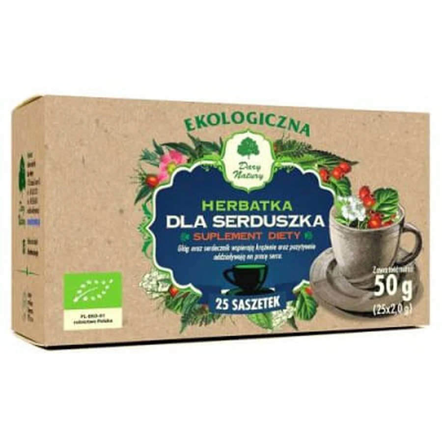 DARY NATURY Organic Tea for the Heart, 25x2.0g