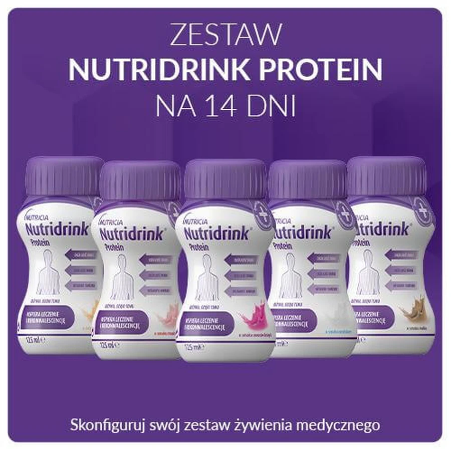 Nutridrink Protein set pentru 14 zile (28 sticle x 125ml)
