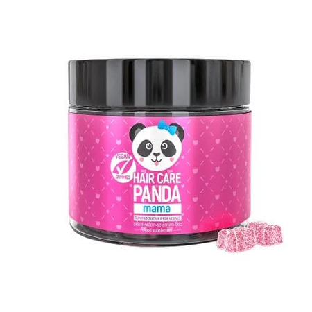 Noble Health Îngrijirea părului Panda Mama jeleuri, 30pcs