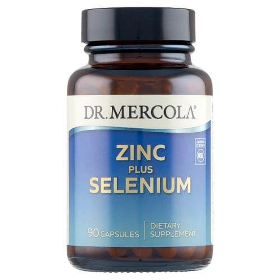 DR.MERCOLA Zink plus selenium - Zink met selenium, 90 capsules