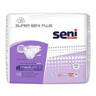 Couches Seni Super Plus Medium pour adultes, 10 pièces