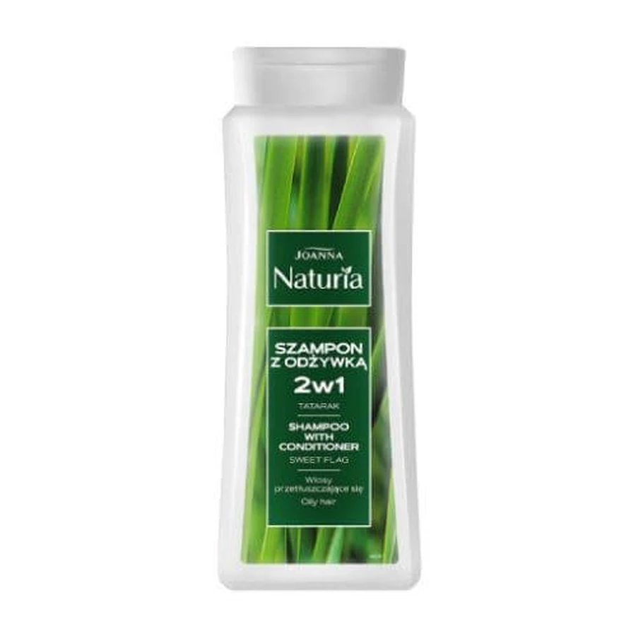 JOANNA Naturia Tatarak Shampoo met conditioner 2in1 voor vet haar, 500ml