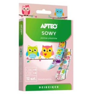APTEO Kinderplakjes - uilen, 12 stuks