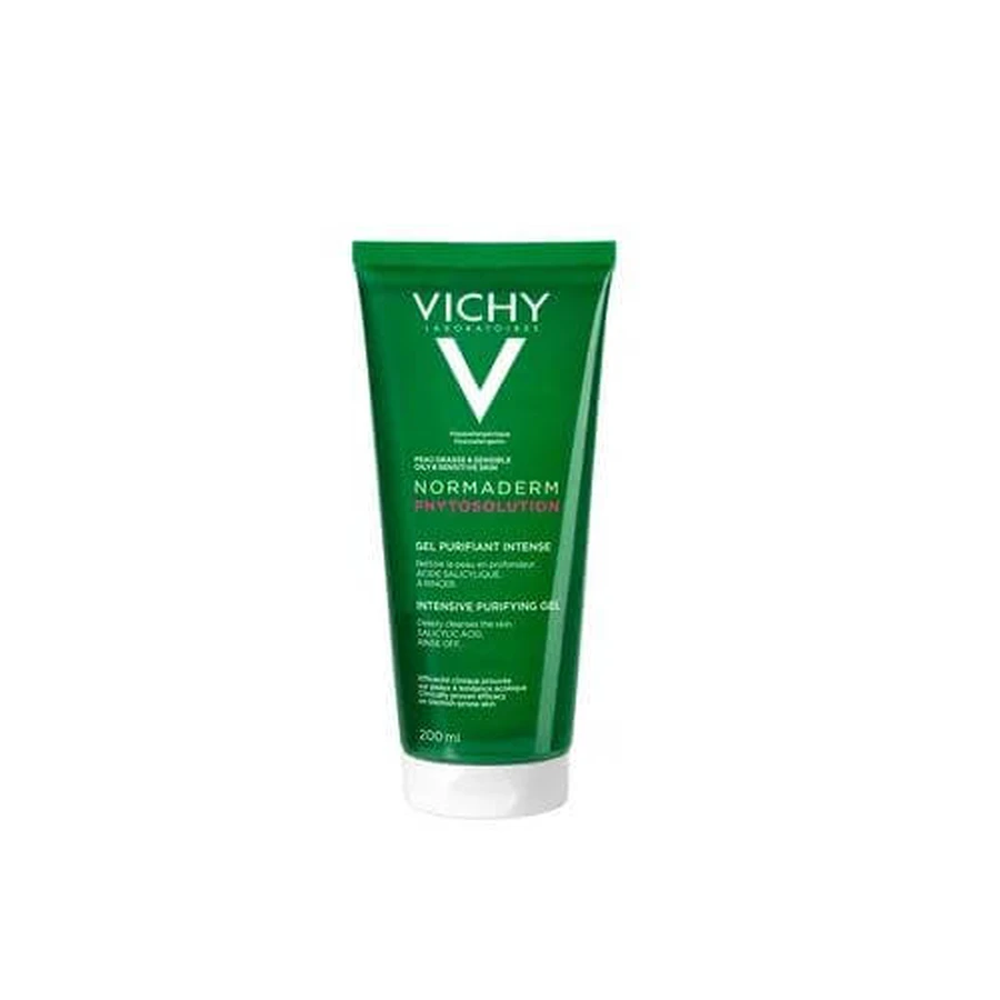 Vichy Normaderm Phytosolution Gel de curățare profundă, 200ml