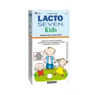 LACTOSEVEN zuigtabletten kinderen, 20 tabletten