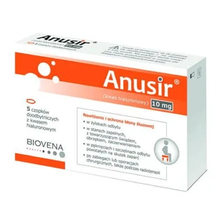 Anusir, 5 suppositories