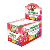 Gezonde Yummy Yummy Frambozenlolly, balvorm, 40 stuks