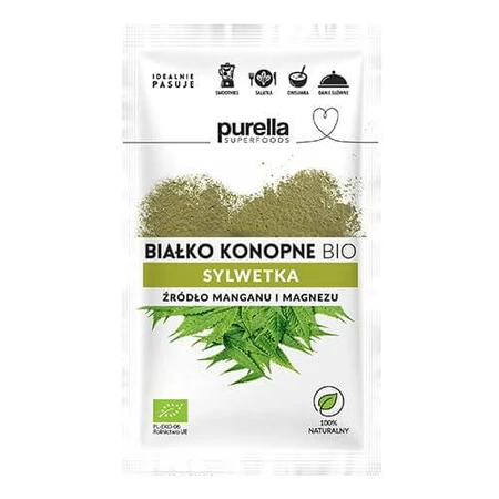 PURELLA Proteína de cáñamo en polvo Bio, 45g