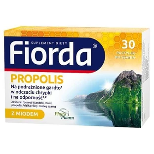 Fiorda Propolis zuigtabletten met honing, 30 stuks.