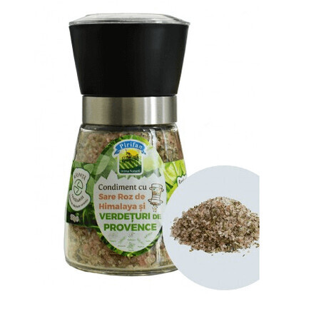 Rasnita cu sare roz de Himalaya si verdeturi de Provence, 180g, Pirifan