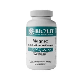 BIOLIT Magnesium met plantenextracten, 180 capsules