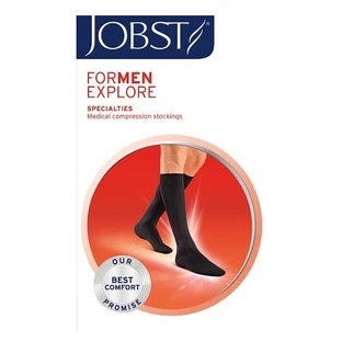 JOBST FORMEN EXPLORE compression knee socks CCL2 black, size 1 ZP SHORT DATE 31.12.2025