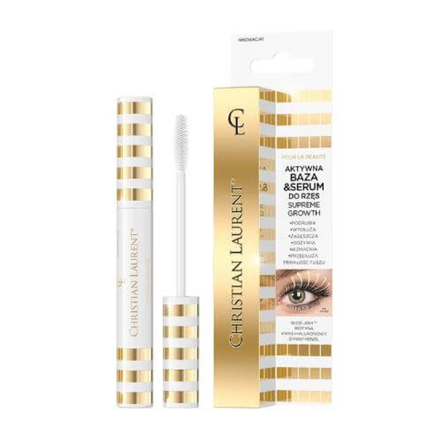 Christian Laurent Base et sérum pour cils à croissance active suprême, 10ml