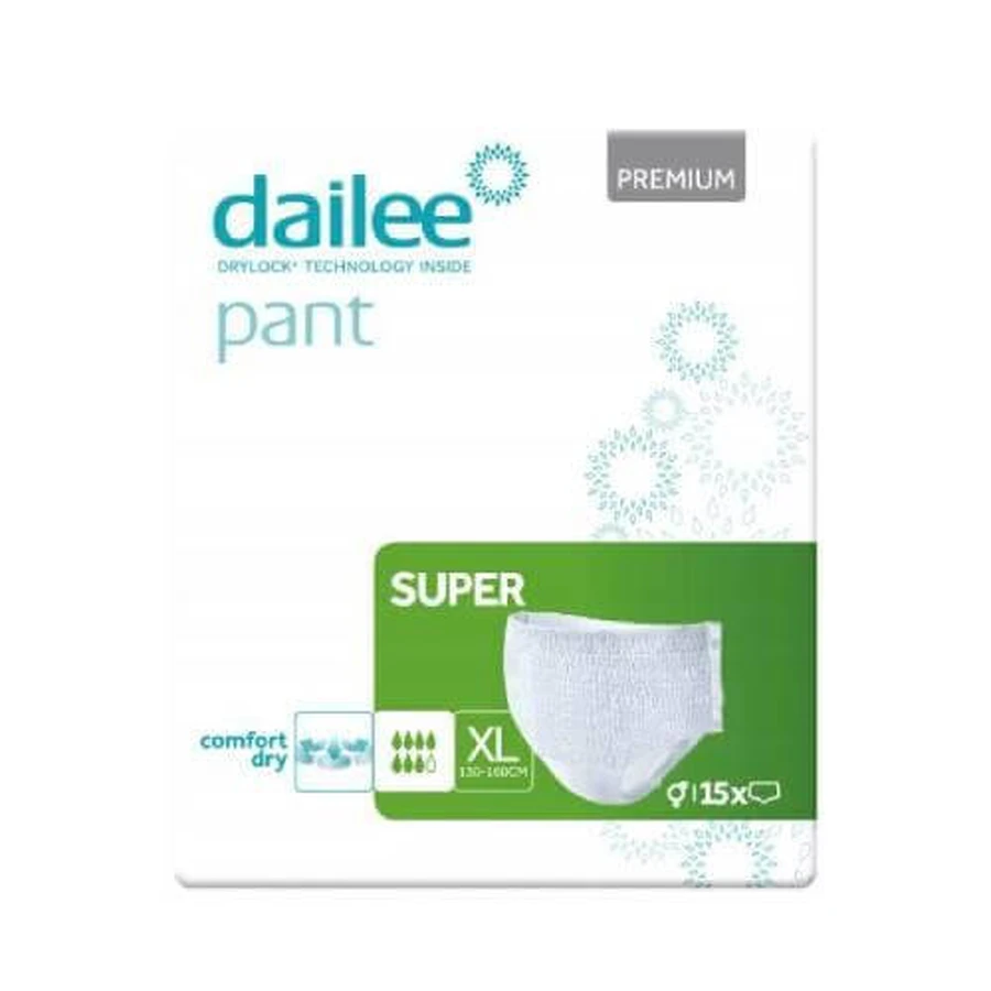 DAILEE Pant Premium Super Absorberend Slipje XL, 15st