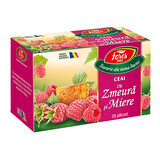 Thé aux framboises et au miel, 20 sachets, Fares