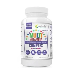 Wish Pharmaceutical Multivitaminencomplex + Prebiotic, 120 capsules