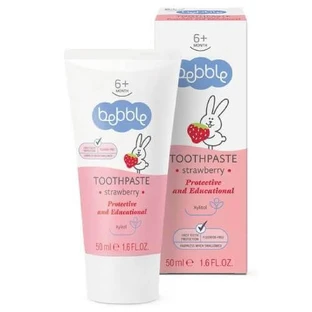 BEBBLE Kinderzahnpasta Erdbeere, 50 ml
