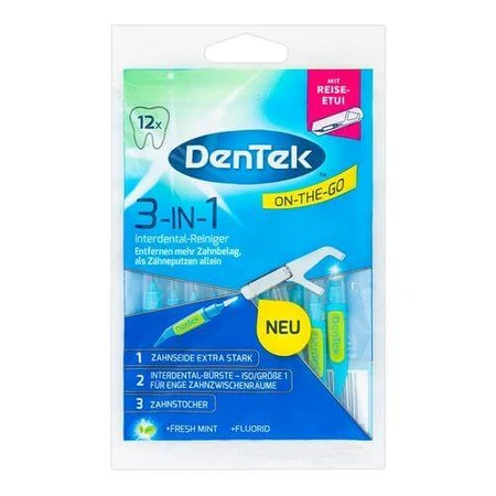 DENTEK Multifunctionele reiniger 3in1 On The Go, 12st