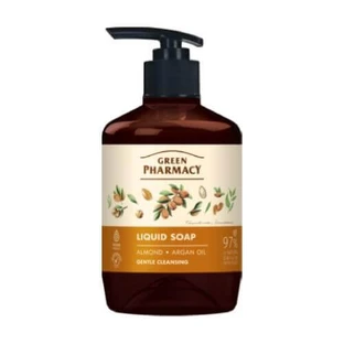 GREEN PHARMACY Săpun lichid cu migdale și ulei de argan, 460ml