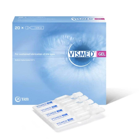 Vismed Gel Eye Drops, 0.45ml x 20minims