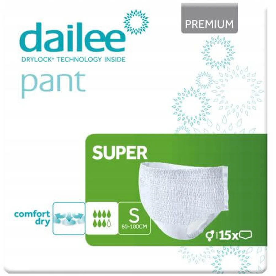DAILEE Pant Premium Super Absorberend Slipje S, 15st