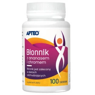 APTEO Vezel met ananas + chroom, 100 tabletten