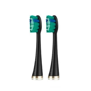 SEYSSO Gold Black Whitening Sfaturi de înlocuire pentru periuța de dinți sonică, 2pcs