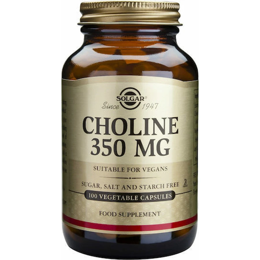 Solgar Choline 350mg Supliment Alimentar Special 100 capsule veget