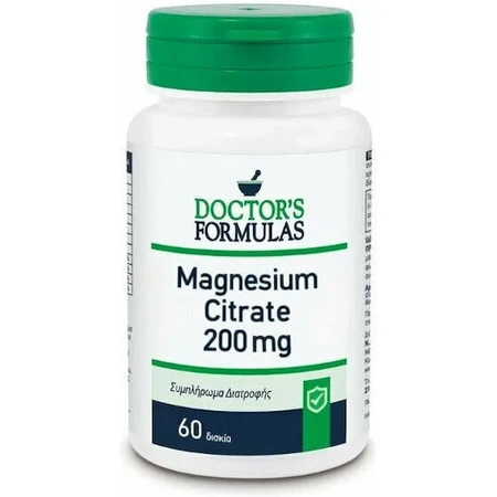 Doctor's Formulas Magnesiumcitraat 200mg 60 tabletten