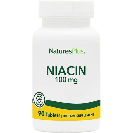Nature's Plus Niacine Vitamine voor de gezondheid van het zenuwstelsel 100mg 90 tabletten