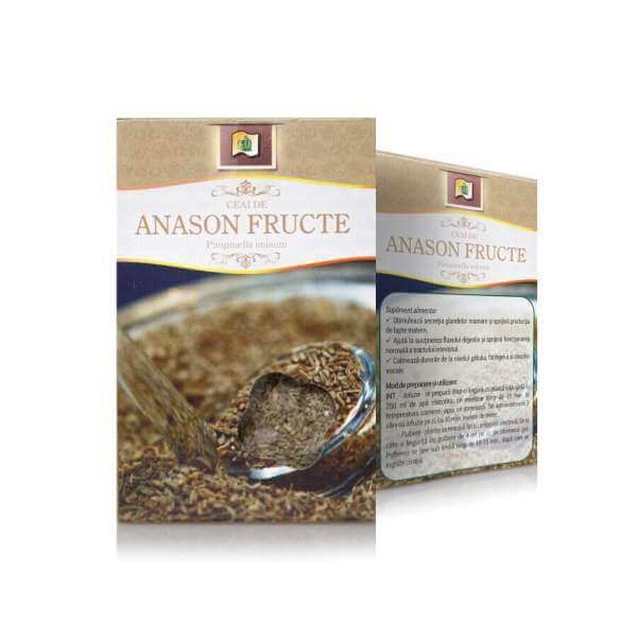 Anise fruit tea, 50 g, Stef Mar Valcea