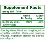 Nature's Plus Zinc 50mg 90 Tablets