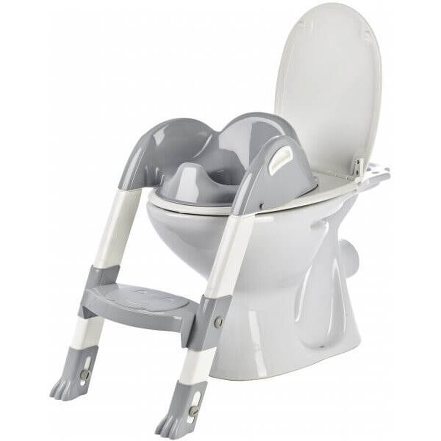 Réducteur de siège de toilette Kiddyloo, Gris Charme, Thermobaby