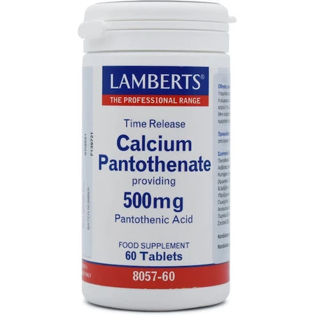 Lamberts Calcium Pantothenate 500mg 60 Tablets