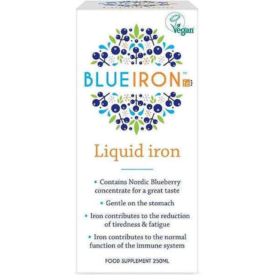 Farmaderma IJzer Vloeibaar Blauw 250ml