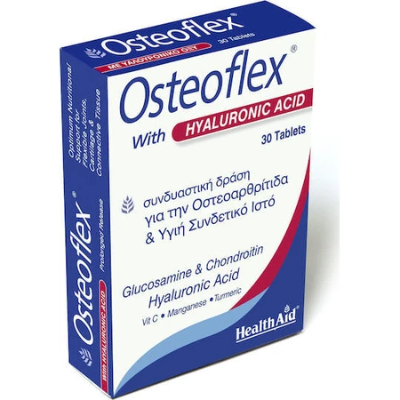 Health Aid Osteoflex with Hyaluronic Acid Supliment pentru Sănătatea Articulațiilor & Oaselor 30 file