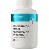 OstroVit Glucosamin + MSM + Chondroitin + Vitamin C Gelenk- & Knochengesundheit Ergänzung 90 Tabs