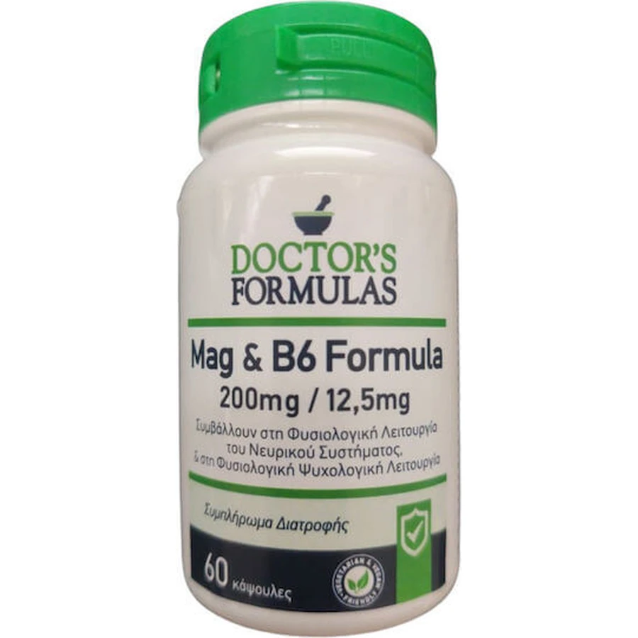 Doctor's Formulas Fórmula Mag & B6 60 Cápsulas