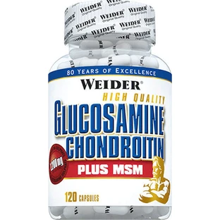 Weider Glucosamine Chondroitin Plus Msm Joint & Bone Health Supplement 120 caps