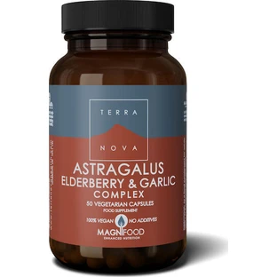 TerraNova Astragalus Vlierbes & Knoflook Immuunversterkend Supplement 50 plantaardige capsules
