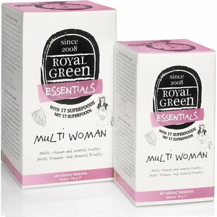 Royal Green Multivitamine voor energie, versterking immuunsysteem & haar 60 x 1 tabletten