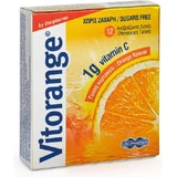 UNI-PHARMA Vitorange Vitamin zur Stärkung des Immunsystems, der Haut und der antioxidativen Wirkung 1000mg Orange 12 Tabs eff