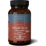 TerraNova D3 + K2 1000iu & 50ug Vitamine voor versterking immuunsysteem & ei-gezondheid 1000iu 50 plantaardige capsules