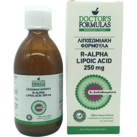 Doctor's Formulas R Alpha Lipoic Acid 250mg Special Food Supplement 300ml