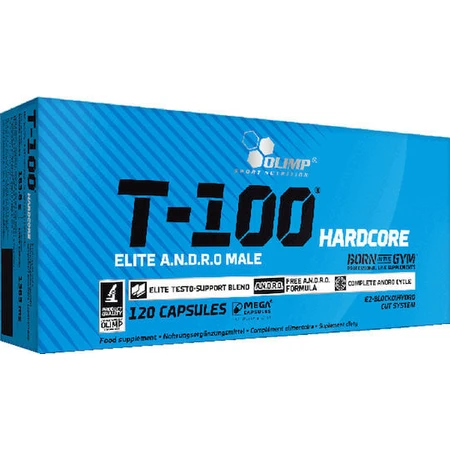 Olimp Sport Nutrition Olimp T-100 Hardcore Special Dietary Supplement 120 caps