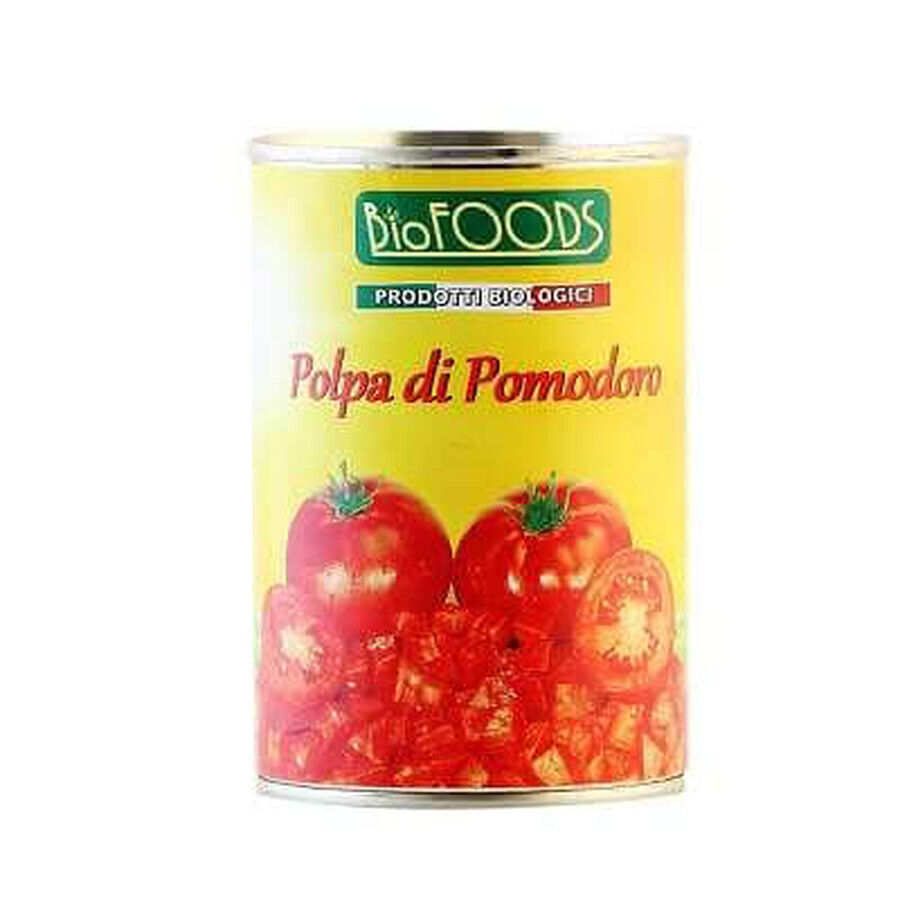 Rosii cubulete fara sare Bio Foods, 400 g, La Finestra Sul Cielo