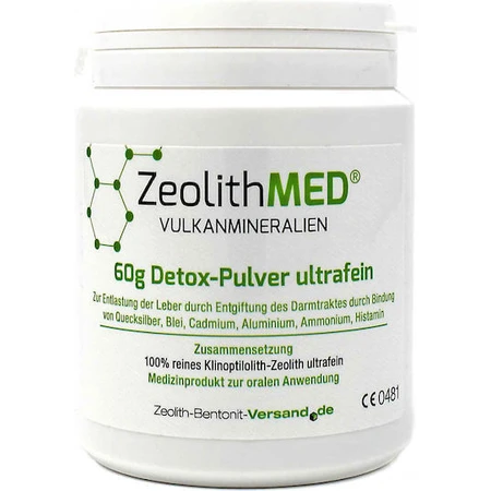 Zeolith-Bentonit-Versand 60gr Natural Detoxification and Cleansing